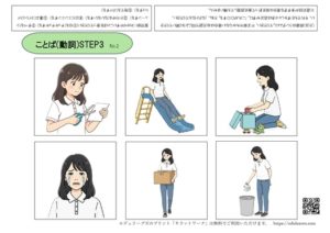 小児向けの無料教材、動詞